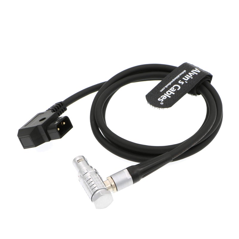 Alvin's Cables كابل الطاقة الأحمر من ألفين لكاميرا RED Komodo-X لكاميرا RED DSMC2 Epic Scarlet D-Tap إلى كابل أنثوي بزاوية 6 دبابيس لطائرة DJI Ronin 4D بطول 1م/39.4 بوصة - Image 4
